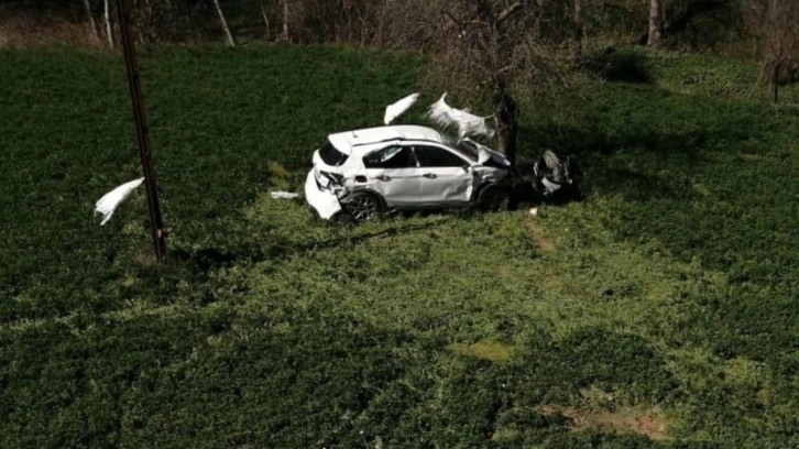 Bursa'da korkunç kaza. Cenazeye gitmek isteyenler kaza yaptı. İki ölü üç yaralı var