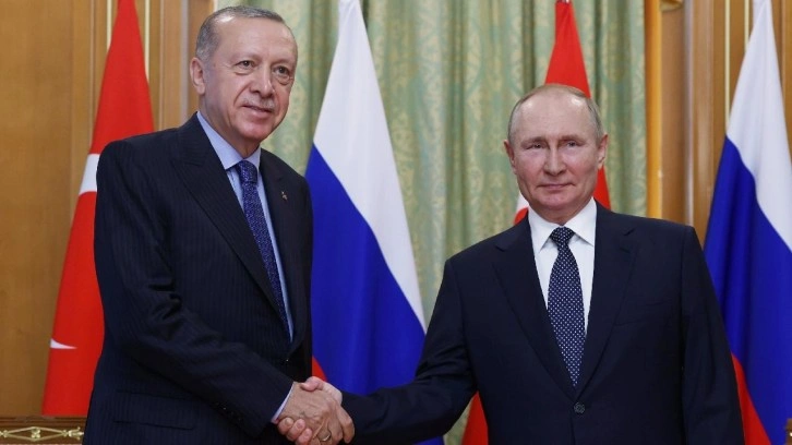 Cumhurbaşkanı Erdoğan, Rusya Devlet Başkanı Putin ile görüştü