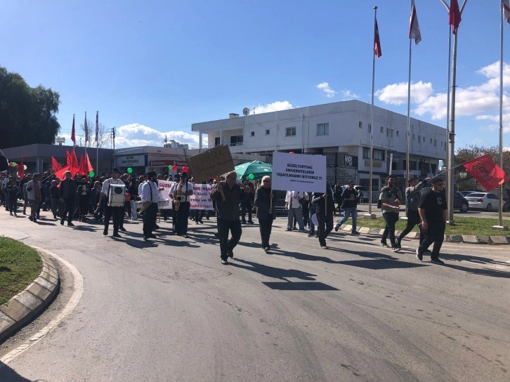 Eylem Düzenlendi Güzelyurt Sorunlarına Dikkat Çekmek İçin