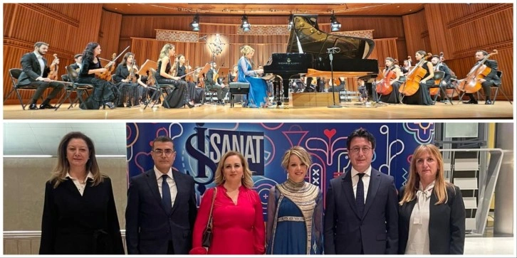 Sibel Tatar izledi Cumhurbaşkanlığı Senfoni Orkestrası'nın Konserini İstanbul