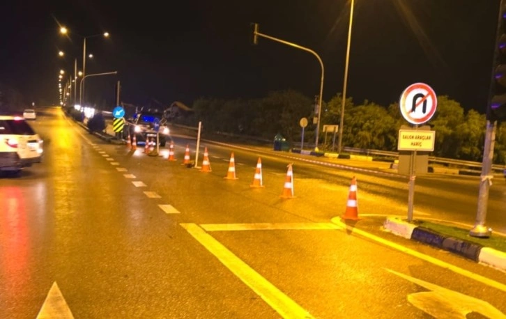 Verkehrsstörung an der Zeytinlik-Kreuzung auf der Girne-Alsancak-Umgehungsstraße