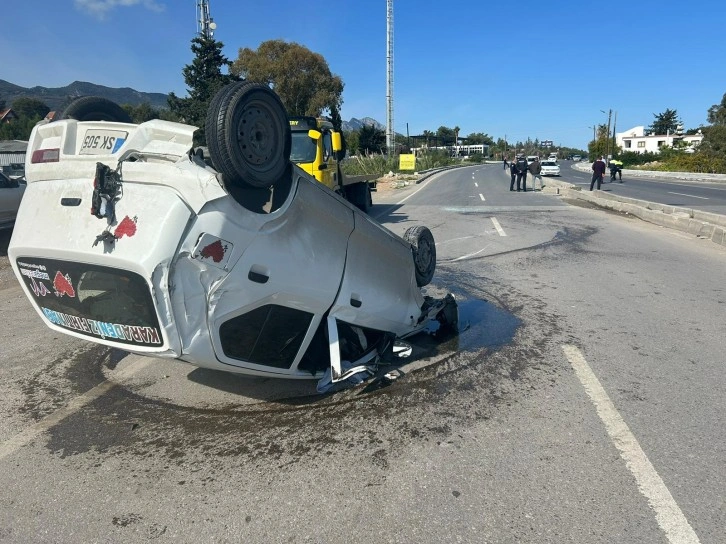 Verletzter bei Verkehrsunfall in Alsancak