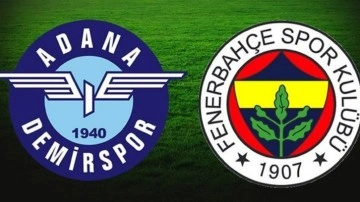 Adana Demirspor Fenerbahçe CANLI İZLE