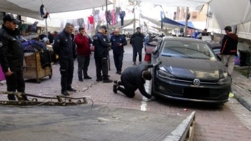 Avcılar'da pazardaki sahipsiz otomobil çalıntı çıktı