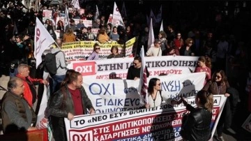 Gesundheitssystem-Proteste in Athen