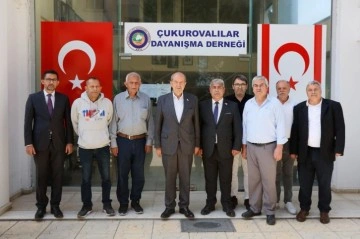 Kıbrıs Cumhurbaşkanı Tatar, Çukurovalılar Dayanışma Derneği'ni Ziyaret Etti