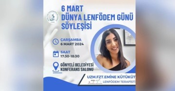 Lenfödem Gününü Kutlamak İçin Söyleşi Düzenleniyor