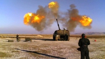 Top- und Mörserfeuerübungen in Beyköy Shooting Range