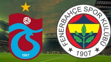 Trabzonspor Fenerbahçe CANLI İZLE